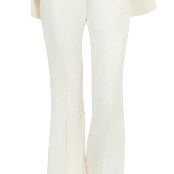 The Kooples Cream Boot Cut Flare Pants